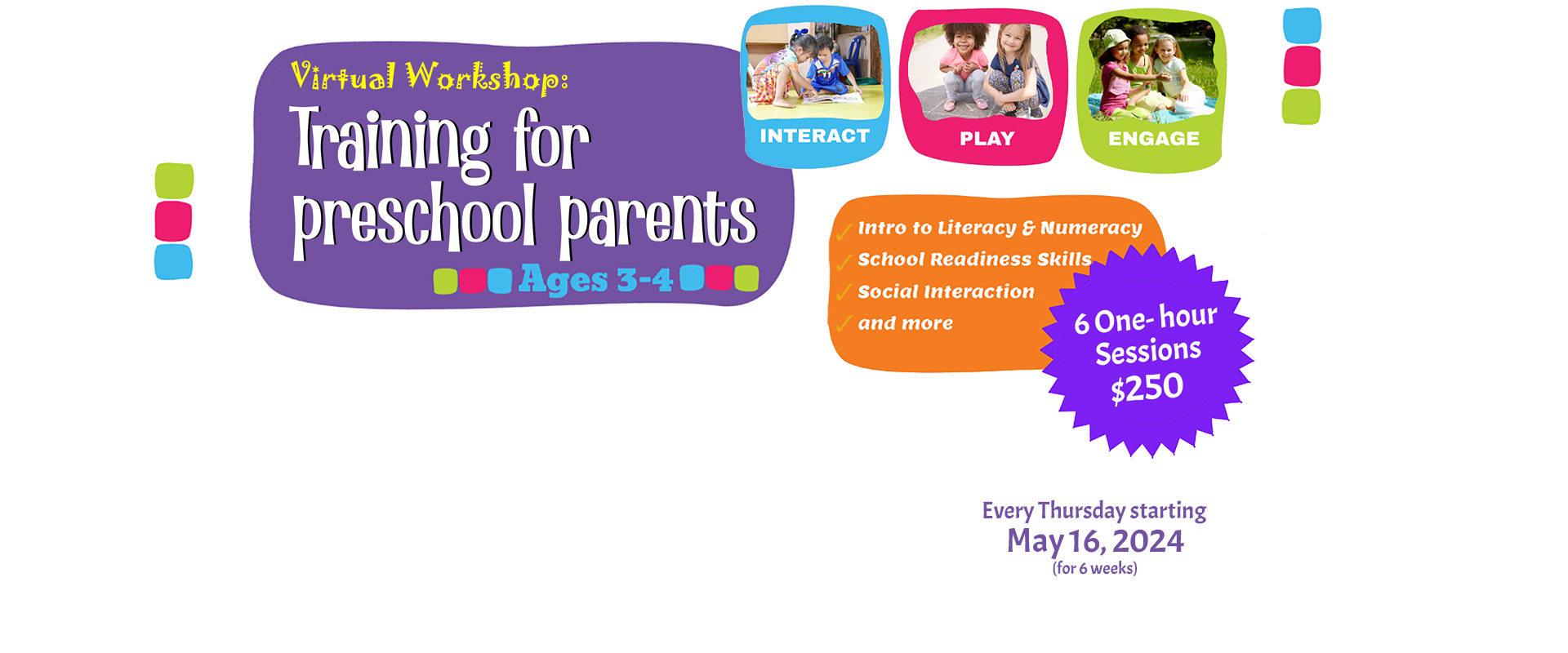 Pre-school Parents Virtual Workshop
